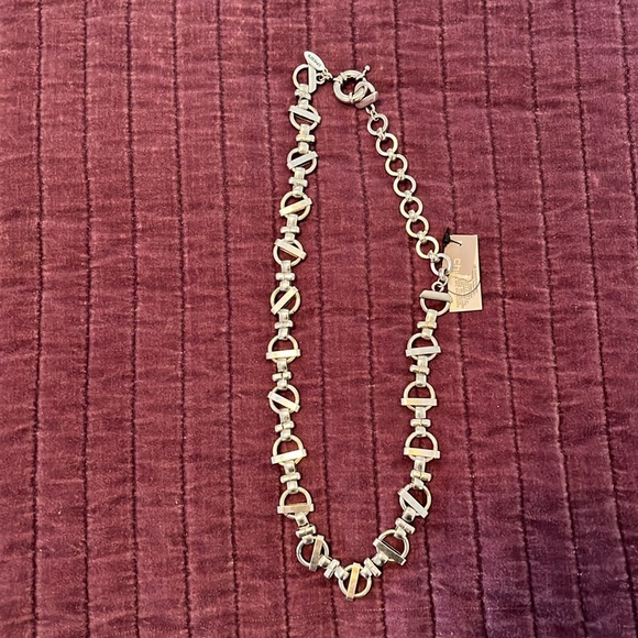 NWT Chico’s Silver Toned Link Necklace in Box. Great gift! - Picture 2 of 6